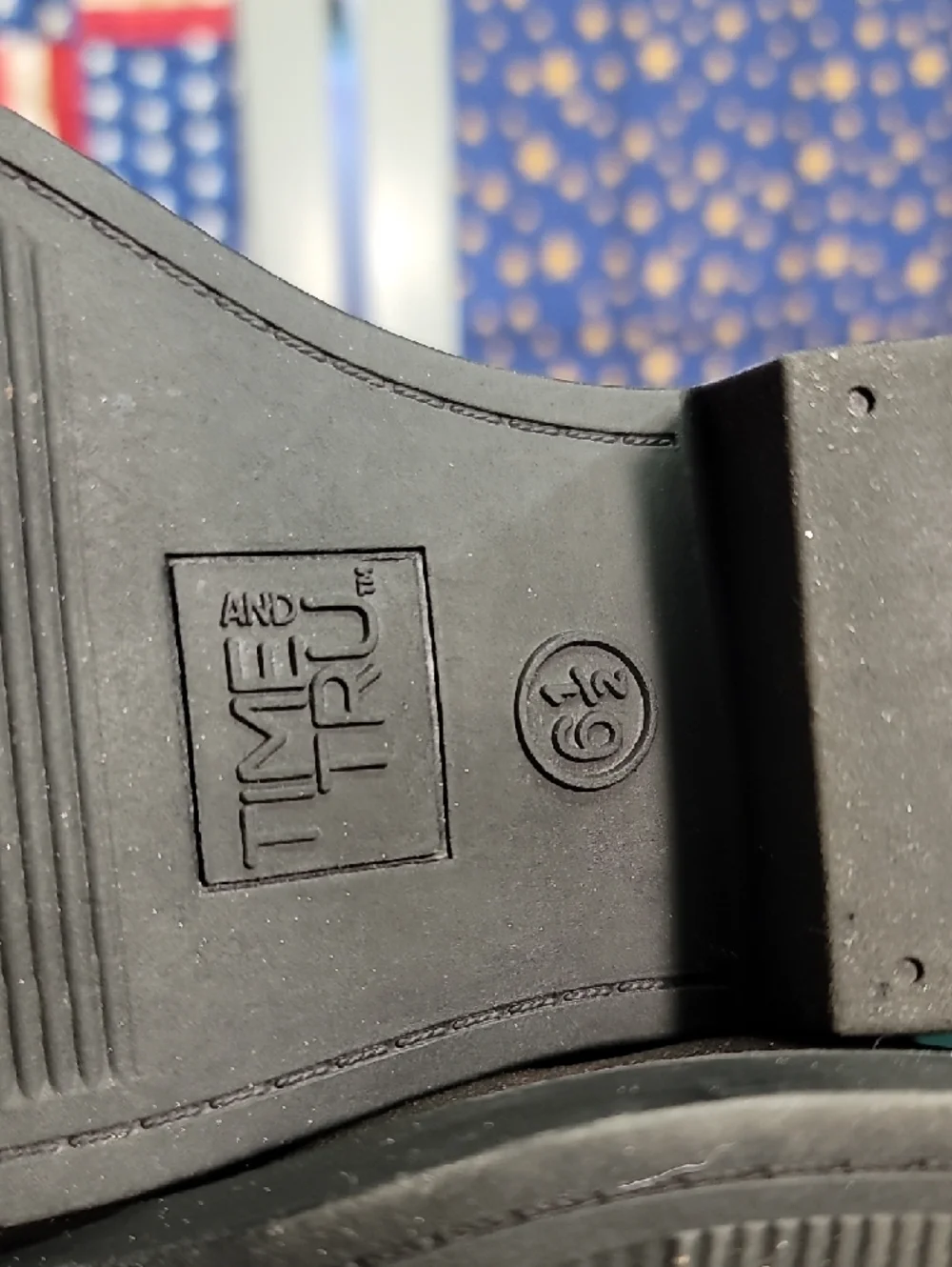 **Time and Tru Black Rubber Boot Sole - Heavy Tread** - Picture 6 of 6